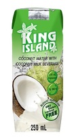 Кокосовый напиток (микс кокосовая вода + кокосовое молоко) King Island, 250 мл