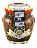Филе анчоусов в оливковом масле (43%) в стеклянной банке Agostino Recca, 200 г
