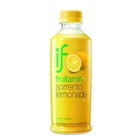 Освежающий фруктовый напиток "Лимонад Сорренто" с лимонным соком и мякотью апельсина Fruitamin, 280 мл