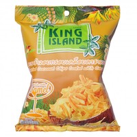 Кокосовые чипсы King Island с карамелью, 40 г