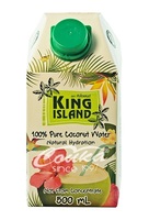 100% Кокосовая вода (Coconut water) без сахара King Island, 500 мл